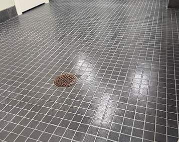 Bathroom Floor - Small Format Tile, Regrout + Seal After Image