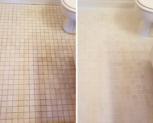 Floor Restored by Our Tile and Grout Cleaners in Hillsborough, NC