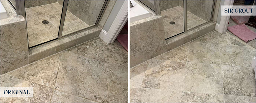 Surface Restored by Our Skilled Tile and Grout Cleaners in Durham, NC