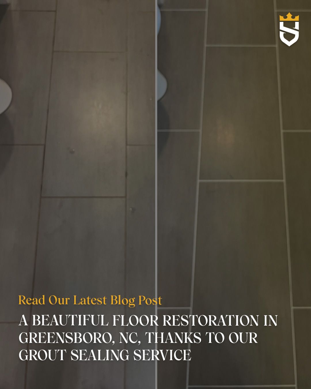 A Beautiful Floor Restoration in Greensboro, NC, Thanks to Our Grout Sealing Service